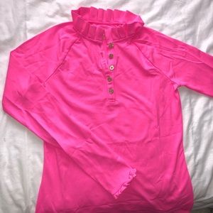 Lilly Pulitzer Luxletic Pink Long Sleeve Top